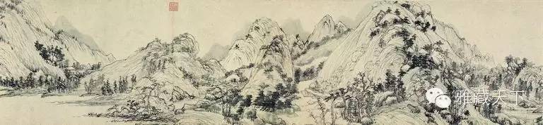 中国山水画的皴法与起源