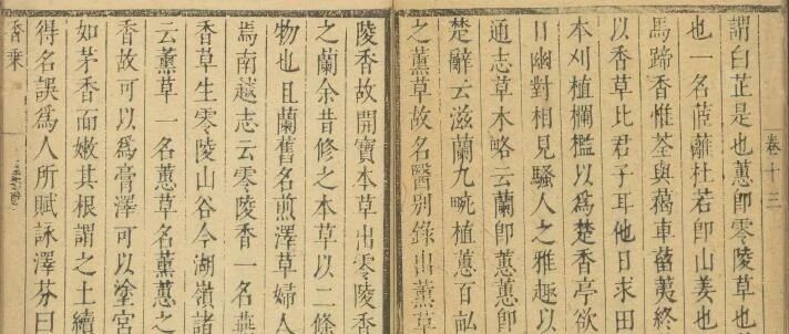 香文化（1488）精读《香乘》要义203卷十三香事7香草名释（中）