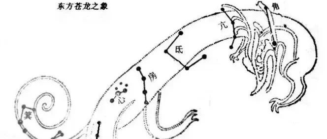 龙的形象源自于东方苍龙七宿